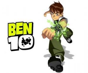 Puzzle Benjamin Tennyson και το Omnitrix έχει αλλάξει τη ζωή του για να γίνει Ben 10